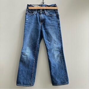 Abercrombie Kids Original 5 Pocket Jeans Girls Size 8 Straight Denim Medium Wash